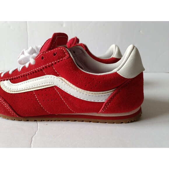 Vans Super Lowpro Skate Shoe Men's Size 6 Racing Red Low Top Sneakers - Picture 6 of 9